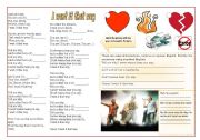 English Worksheet: Song: I want it that way (Backstreet Boys) - listening & vocabulary ***fully editable