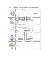 Jobs maze and writing