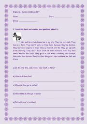 English Worksheet: Present Simple Review