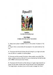 English worksheet: Spud