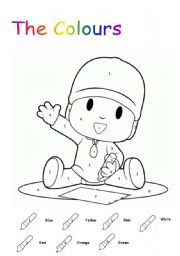Colouring with Pocoyo