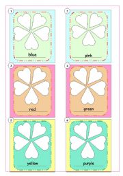 English Worksheet: colour