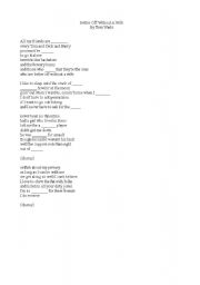 English Worksheet: Better off without a wife-Tom Waits