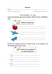 English worksheet: To Be Verb