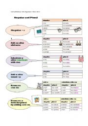 Singular and Plurals