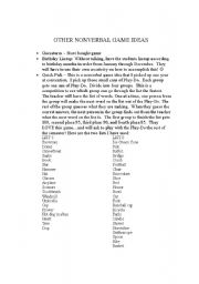 English Worksheet: types of nonverbal communication