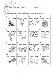 English Worksheet: phonics