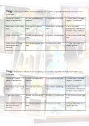 English Worksheet: have got bingo