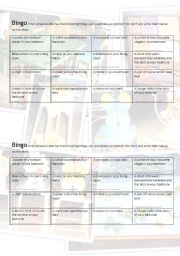 English worksheet: have got bingo