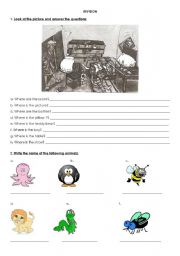 English worksheet: worksheet