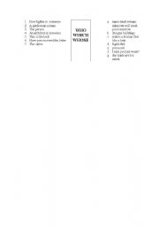 English Worksheet: Relative Clauses