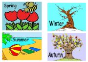 Seasons flash-cards