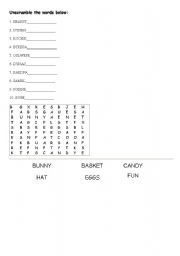 English Worksheet: Easter