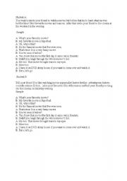 English Worksheet: speaking activitiy(pariwork)