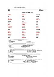 English worksheet: regular verbs worksheet