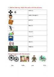 English Worksheet: Friends Theme