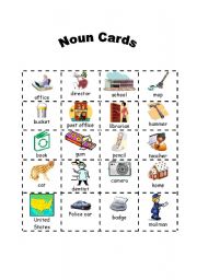 English Worksheet: nouns