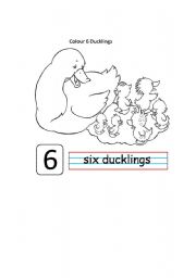 English worksheet: Number 6