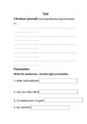 English worksheet: Work11