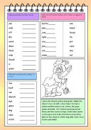 English Worksheet: Clowns