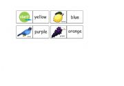 English worksheet: Colour Domino -1