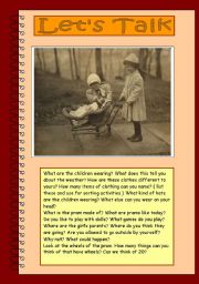 English Worksheet: Picture Talk 2