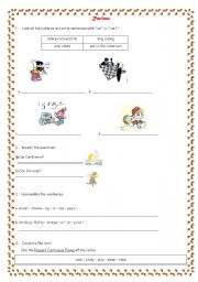 English Worksheet: Review