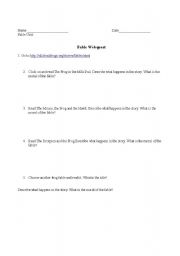 English Worksheet: able Webquest