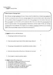 English worksheet: the present passive presentation plan