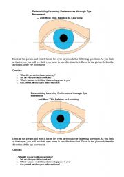 English worksheet: Eye Test