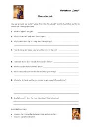 English worksheet: Candy 