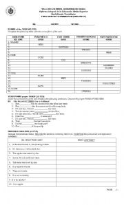 English Worksheet: SIMPLE PAST TENSE AND SIMPLE PRESENT TENSE (PASSIVE VOICE)