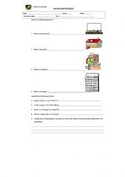 English Worksheet: GOING TO 