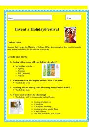 Invent a New Festival / Holiday