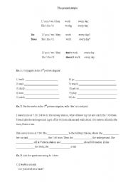 English Worksheet: the present simple