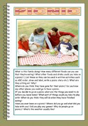 English Worksheet: Picture Talk 3