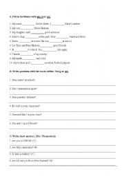 English Worksheet: Introducing