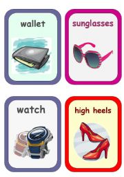 English Worksheet: Clothes Flashcards 5-5