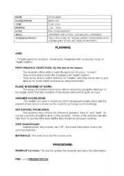 English worksheet: MODALS