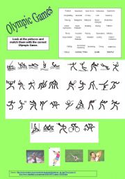 English Worksheet: Olympic Games -Sports - Vocabulary