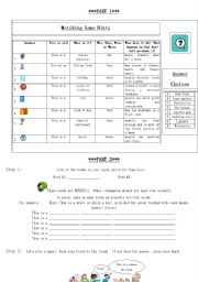 Relative Clause Activity and Game 