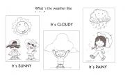 English Worksheet: Whats the weather like today?