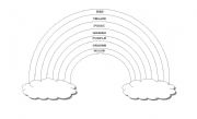 English Worksheet: The colours of the rainbow