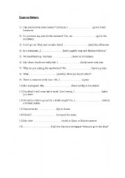 English Worksheet: Future