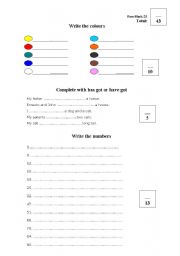 English worksheet: Present simple  