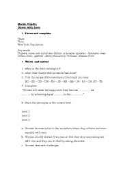 English worksheet: Movie Guide for the 