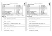 English Worksheet: CLASSROOM LANGUAGE