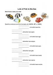 English Worksheet: Determiners