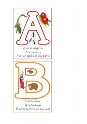 English Worksheet: ABC Book