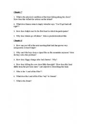 English worksheet: Lord of the flies